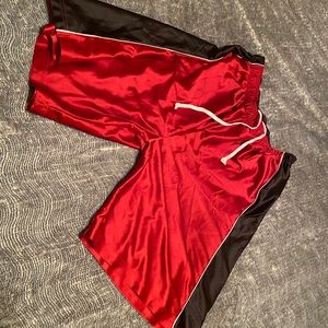Black and Red men’s athletic shorts